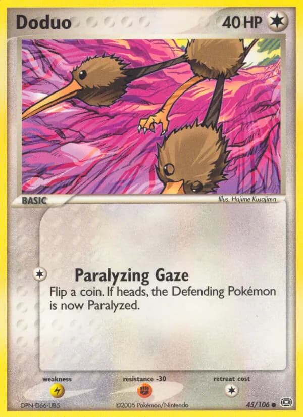 Doduo — Emerald, Common