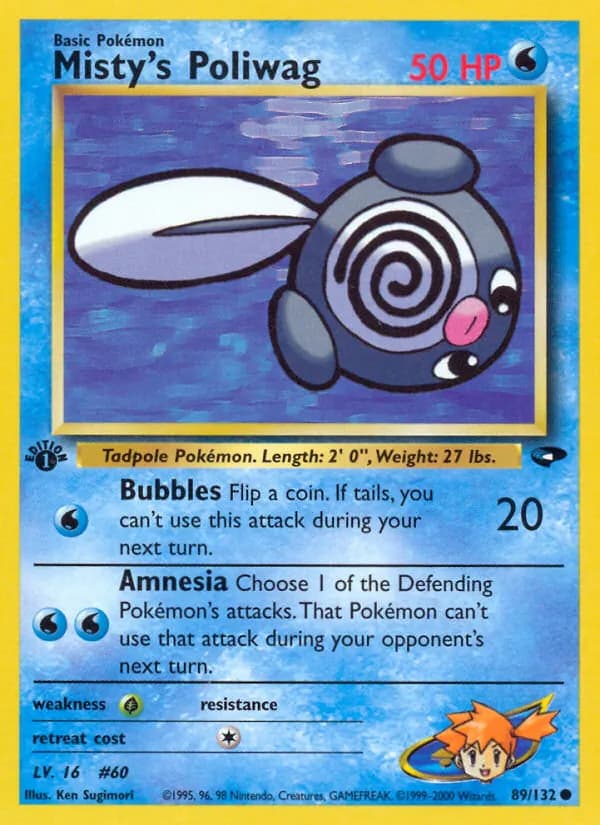 Misty's Poliwag — Gym Challenge, Common