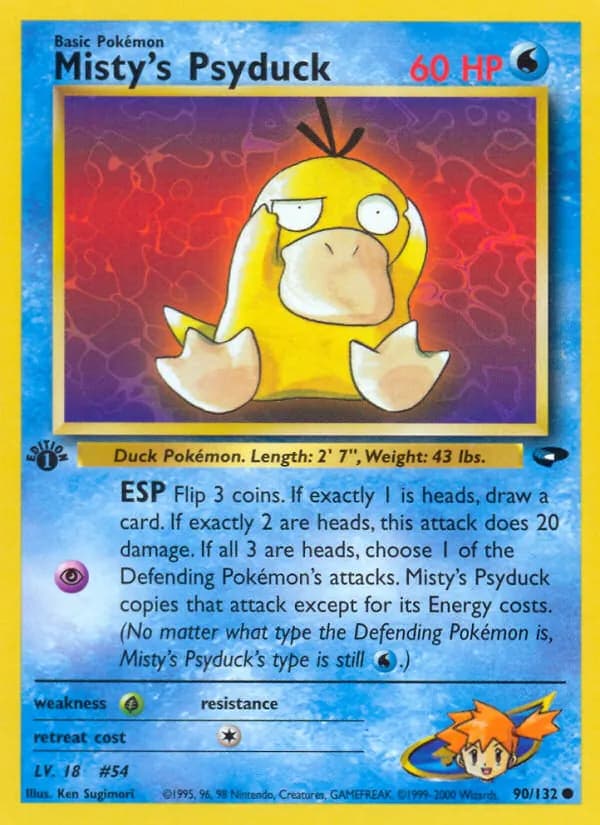 Misty's Psyduck — Gym Challenge, Common