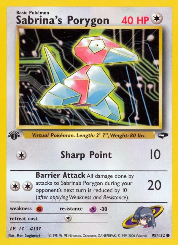 Sabrina's Porygon — Gym Challenge, Common