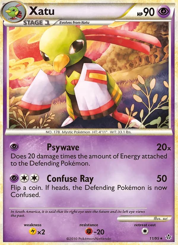 Xatu — Unleashed, Rare Holo