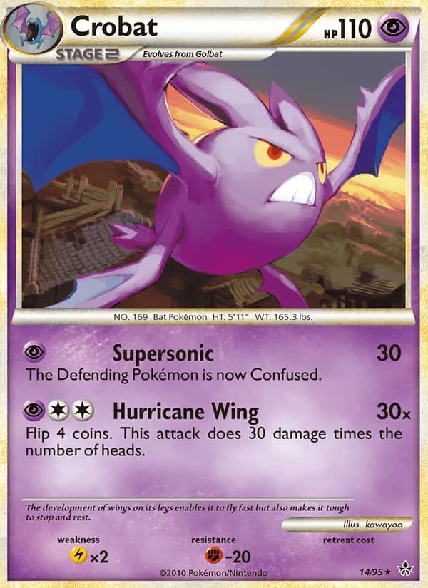 Crobat — Unleashed, Rare