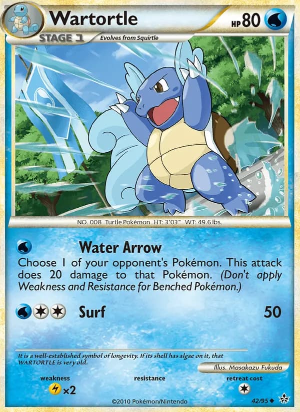 Wartortle — Unleashed, Uncommon