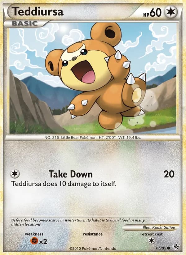 Teddiursa — Unleashed, Common