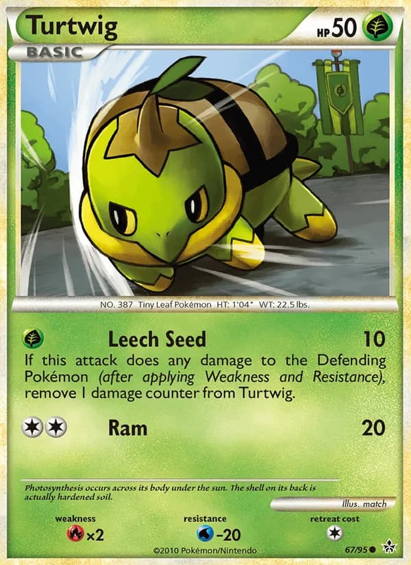 Turtwig — Unleashed, Common