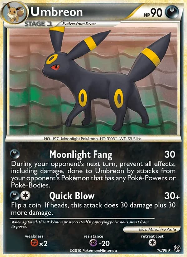 Umbreon — Undaunted, Rare Holo