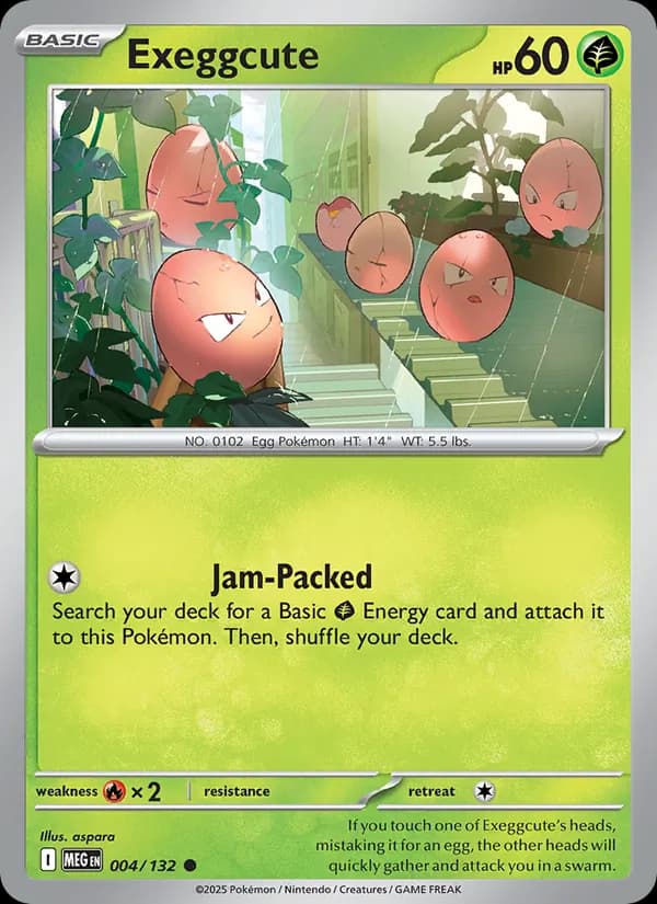 Exeggcute — Mega Evolution, Common