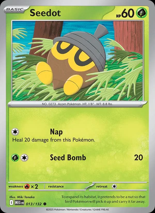 Seedot — Mega Evolution, Common