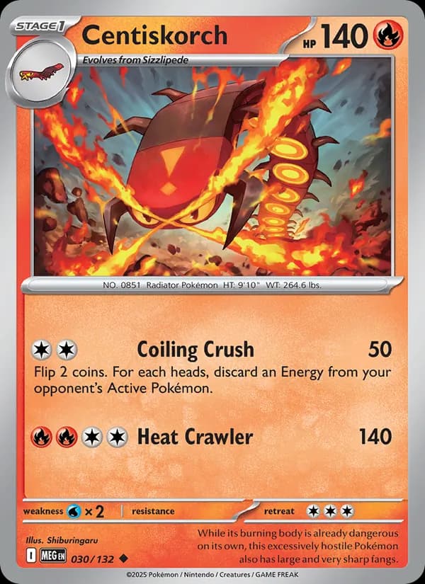 Centiskorch — Mega Evolution, Uncommon