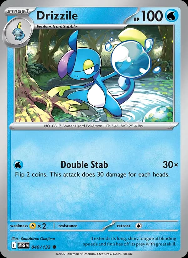 Drizzile — Mega Evolution, Common