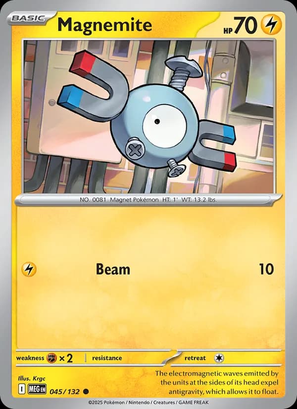 Magnemite — Mega Evolution, Common