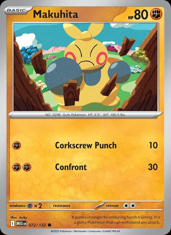 Makuhita — Mega Evolution, Common