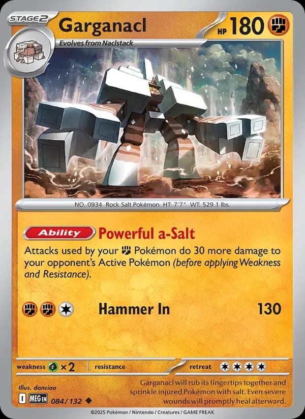 Garganacl — Mega Evolution, Uncommon