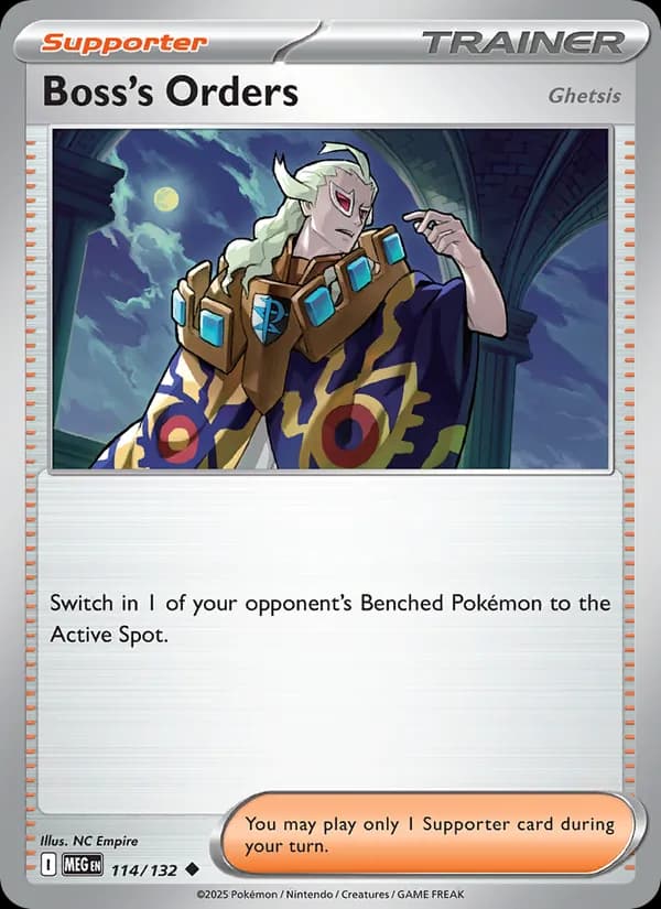 Boss's Orders — Mega Evolution, Uncommon