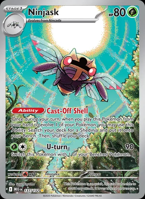 Ninjask — Mega Evolution, Illustration rare
