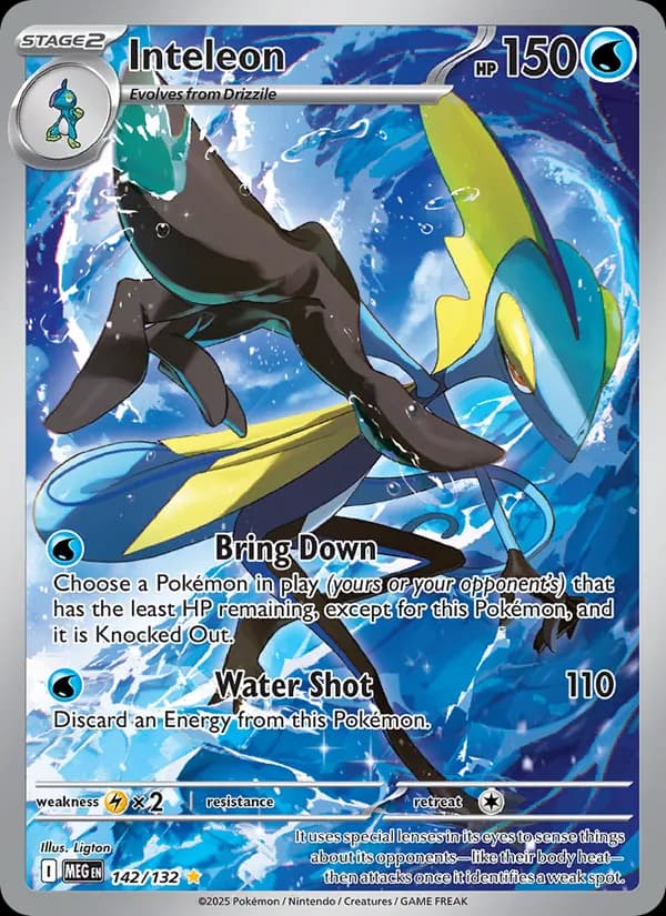 Inteleon — Mega Evolution, Illustration rare