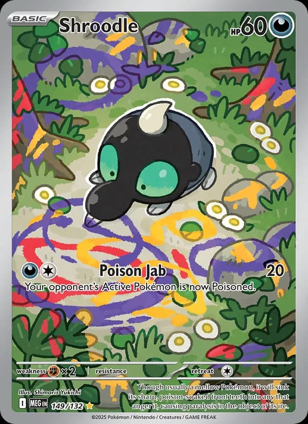 Shroodle — Mega Evolution, Illustration rare