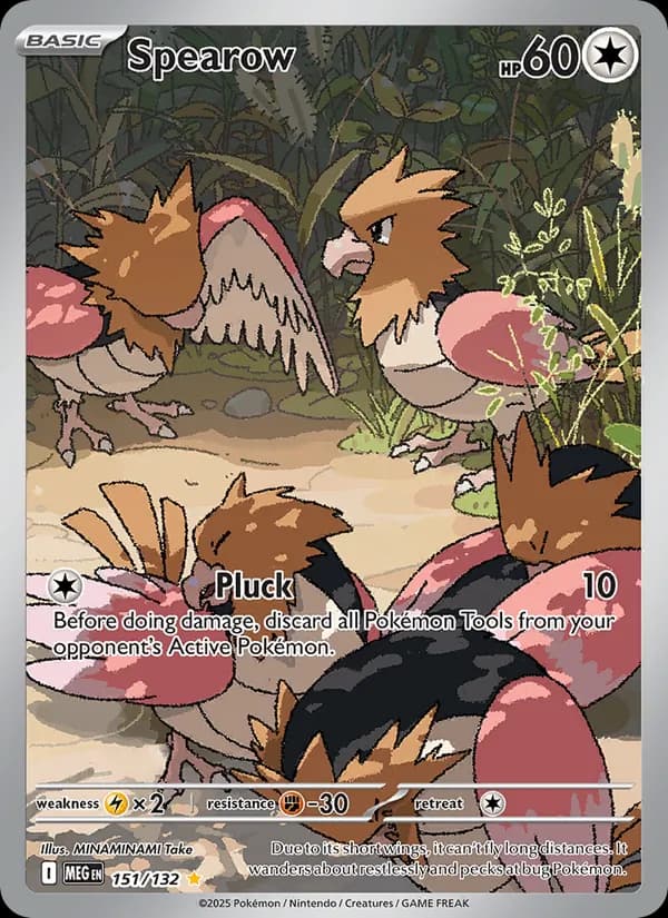 Spearow — Mega Evolution, Illustration rare