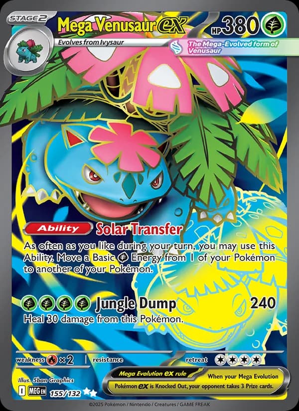 Mega Venusaur ex — Mega Evolution, Ultra Rare