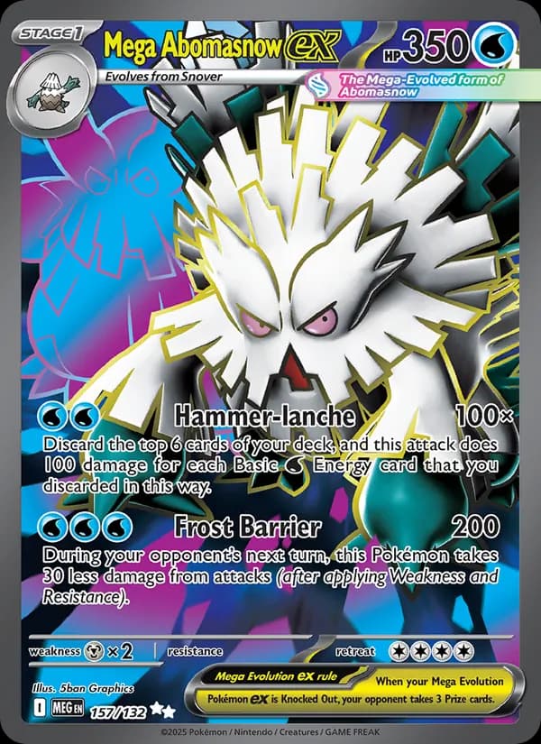 Mega Abomasnow ex — Mega Evolution, Ultra Rare