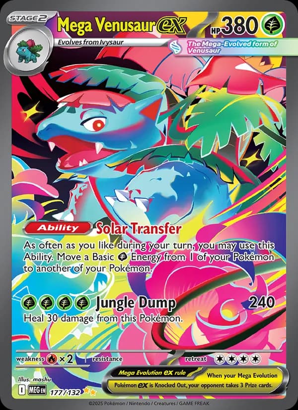 Mega Venusaur ex — Mega Evolution, Special illustration rare