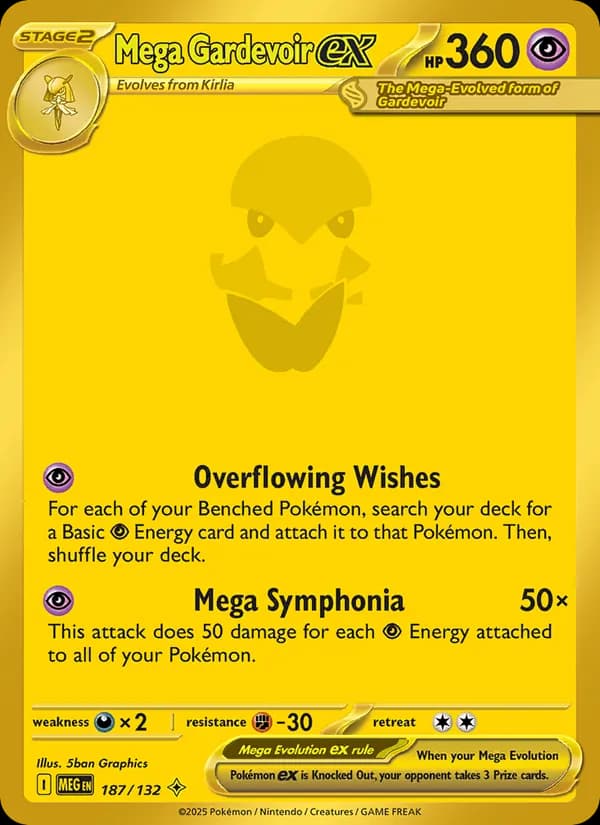 Mega Gardevoir ex — Mega Evolution, Mega Hyper Rare