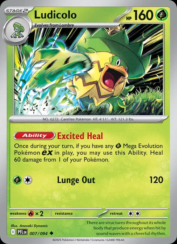 Ludicolo — Phantasmal Flames, Uncommon