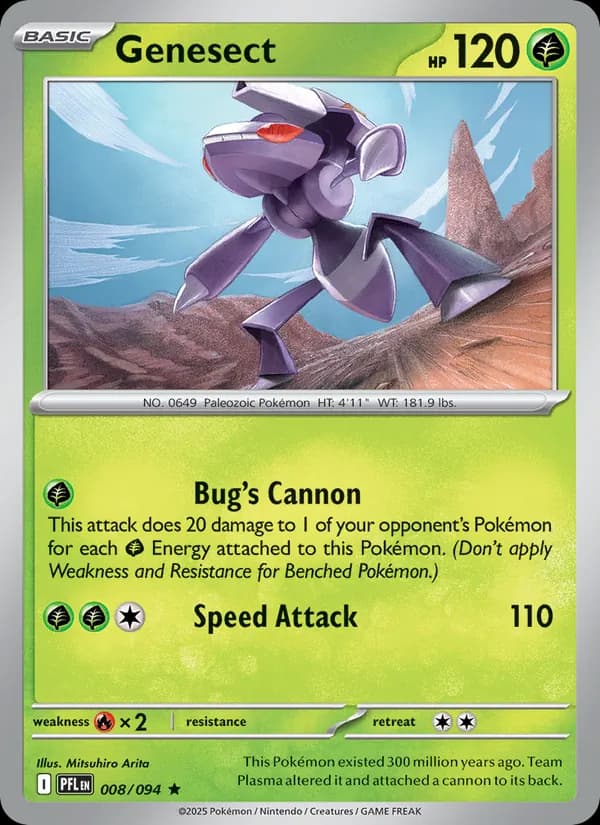 Genesect — Phantasmal Flames, Rare