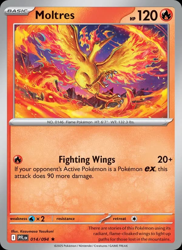 Moltres — Phantasmal Flames, Rare