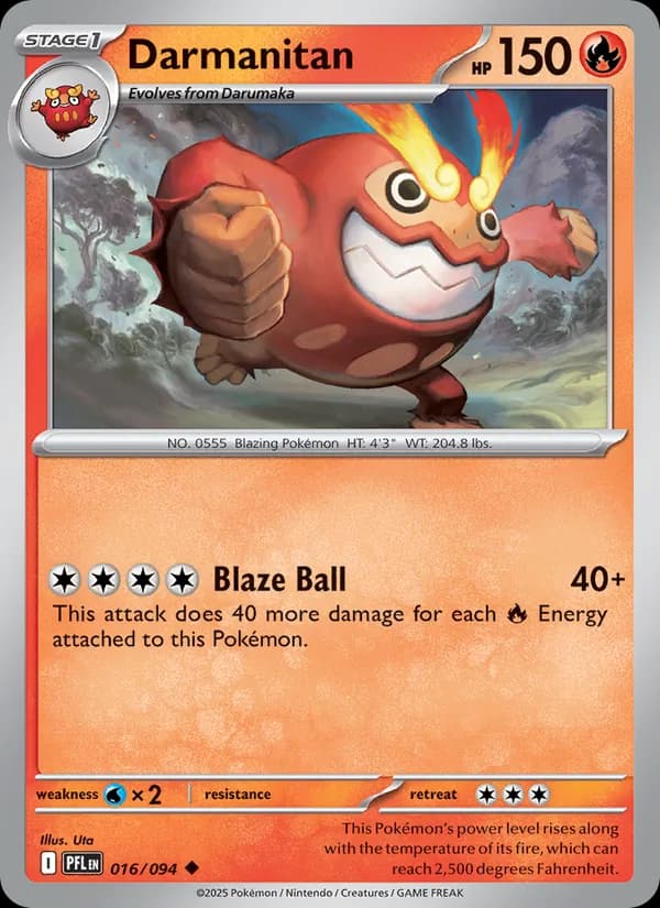 Darmanitan — Phantasmal Flames, Uncommon