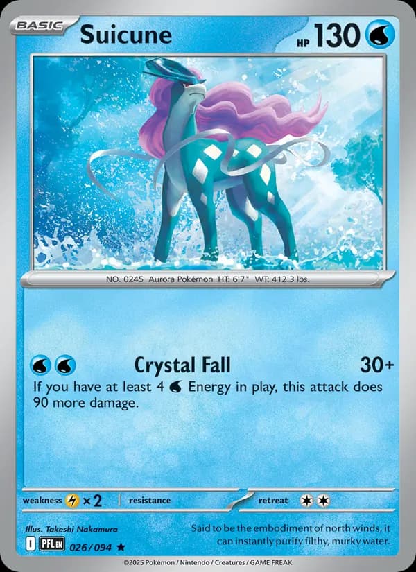 Suicune — Phantasmal Flames, Rare