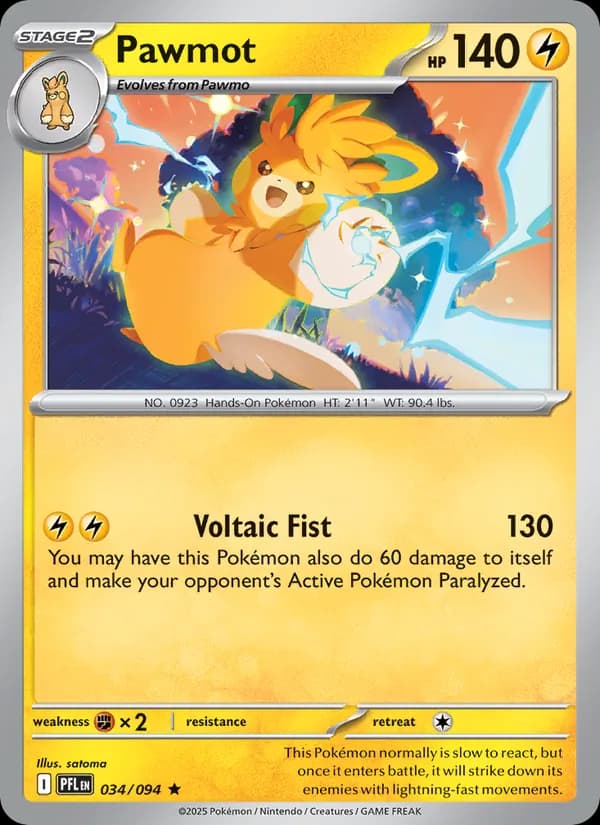 Pawmot — Phantasmal Flames, Rare