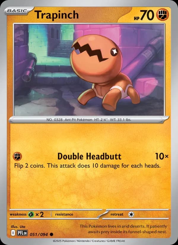 Trapinch — Phantasmal Flames, Common