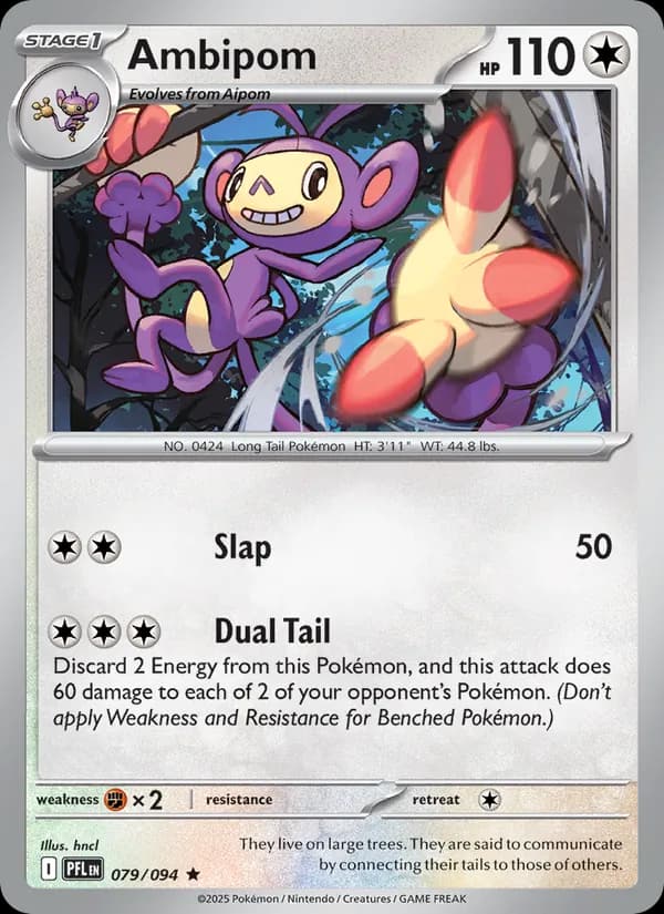 Ambipom — Phantasmal Flames, Rare