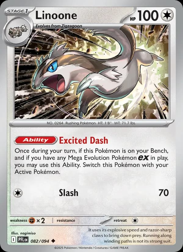 Linoone — Phantasmal Flames, Uncommon
