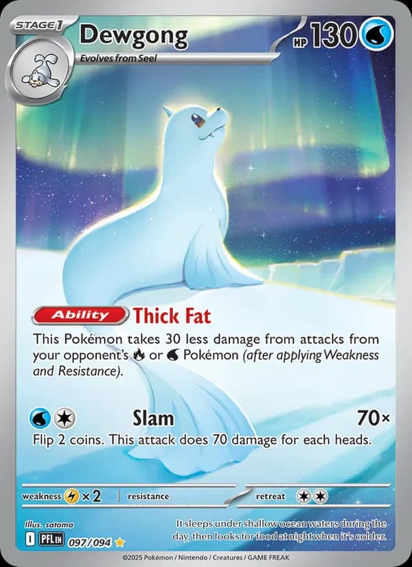 Dewgong — Phantasmal Flames, Illustration rare
