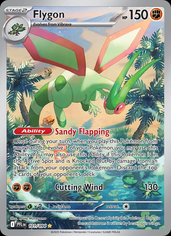 Flygon — Phantasmal Flames, Illustration rare