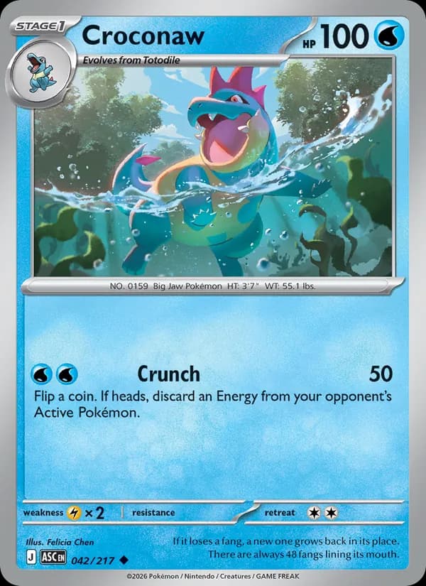 Croconaw — Ascended Heroes, Uncommon