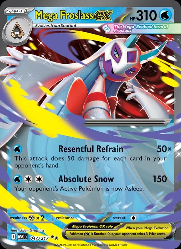 Mega Froslass ex — Ascended Heroes, Double rare
