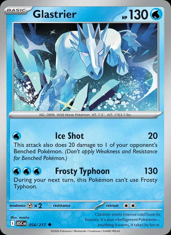 Glastrier — Ascended Heroes, Uncommon