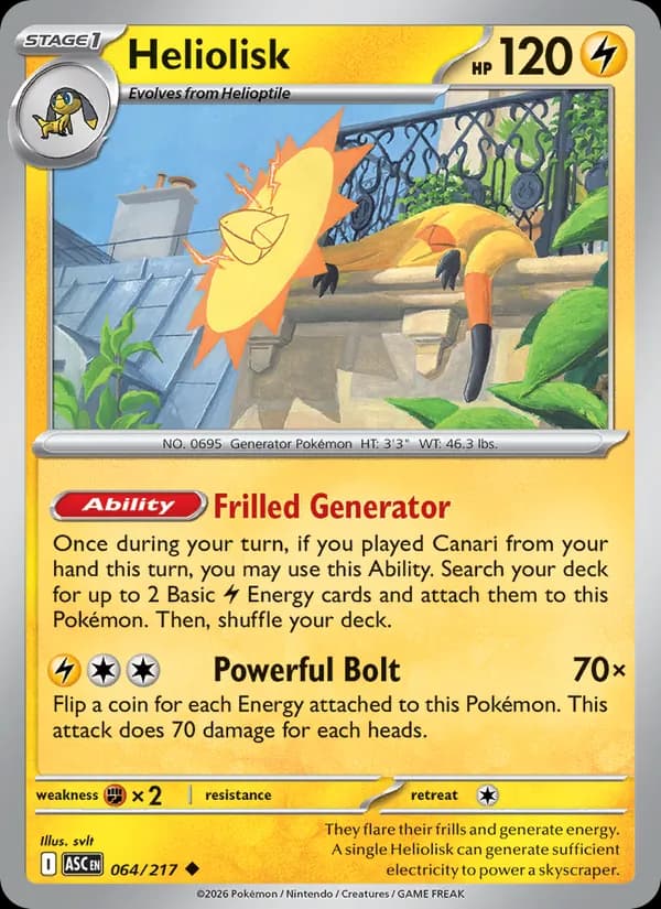 Heliolisk — Ascended Heroes, Uncommon