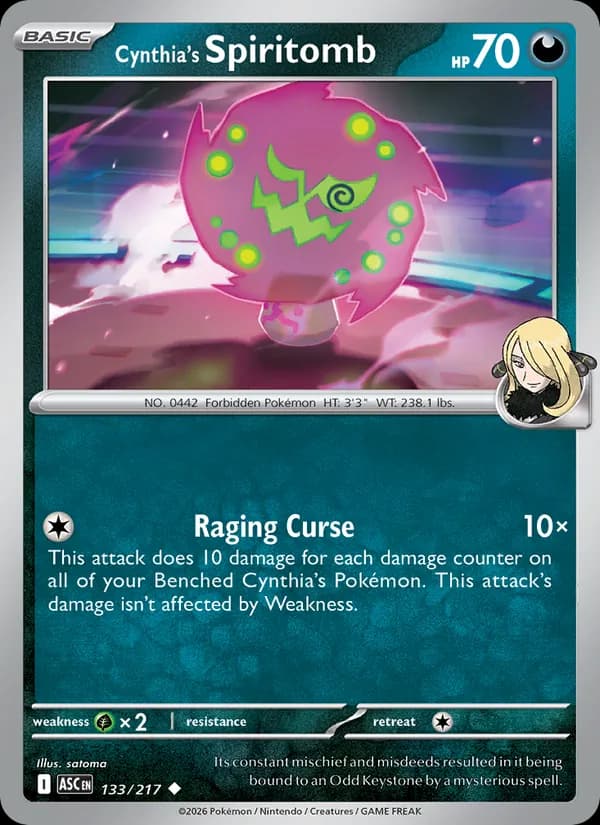 Cynthia's Spiritomb — Ascended Heroes, Uncommon