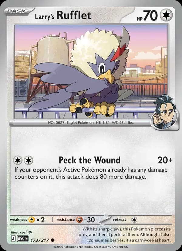 Larry's Rufflet — Ascended Heroes, Common