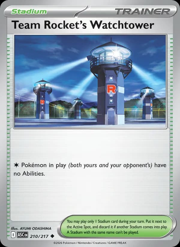 Team Rocket's Watchtower — Ascended Heroes, Uncommon