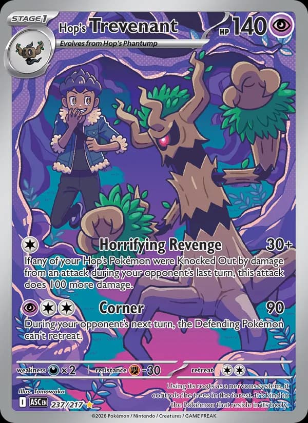 Hop's Trevenant — Ascended Heroes, Illustration rare