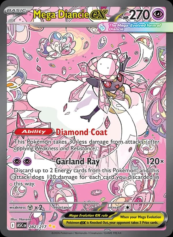 Mega Diancie ex — Ascended Heroes, Special illustration rare