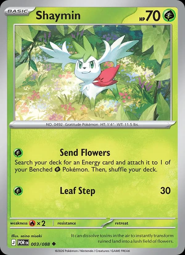 Shaymin — Perfect Order, Uncommon