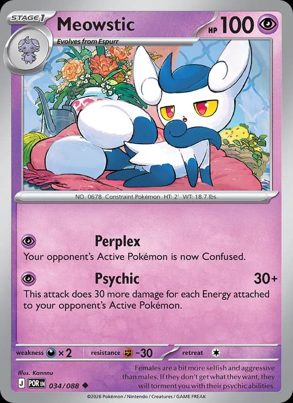 Meowstic — Perfect Order, Uncommon