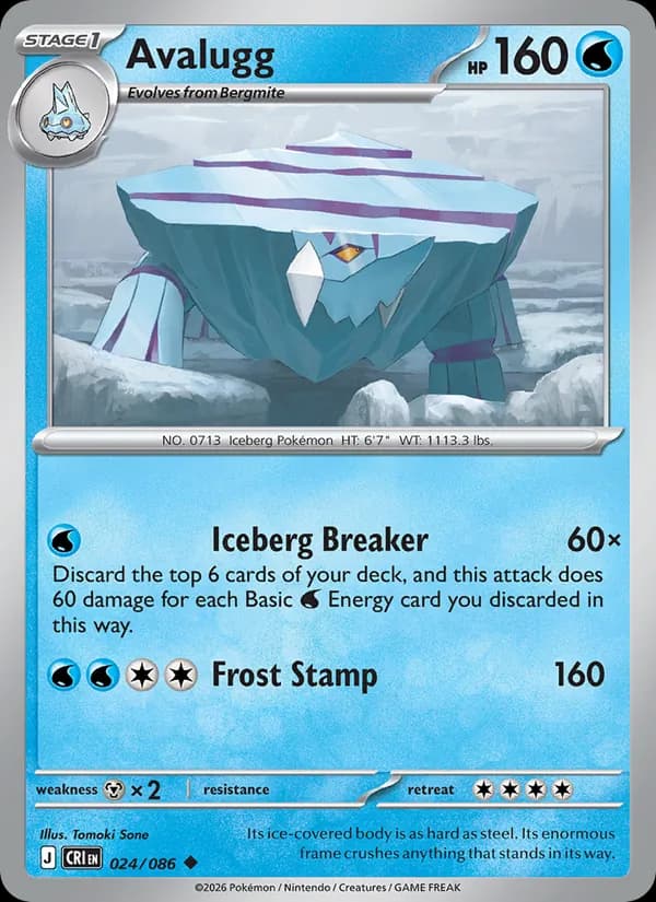 Avalugg — Chaos Rising, Uncommon