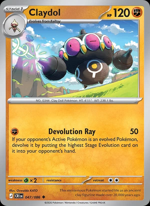 Claydol — Chaos Rising, Uncommon
